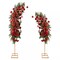 Gold Metal Floral Display Frame Curved Top Backdrop Stand Wedding Arch Events